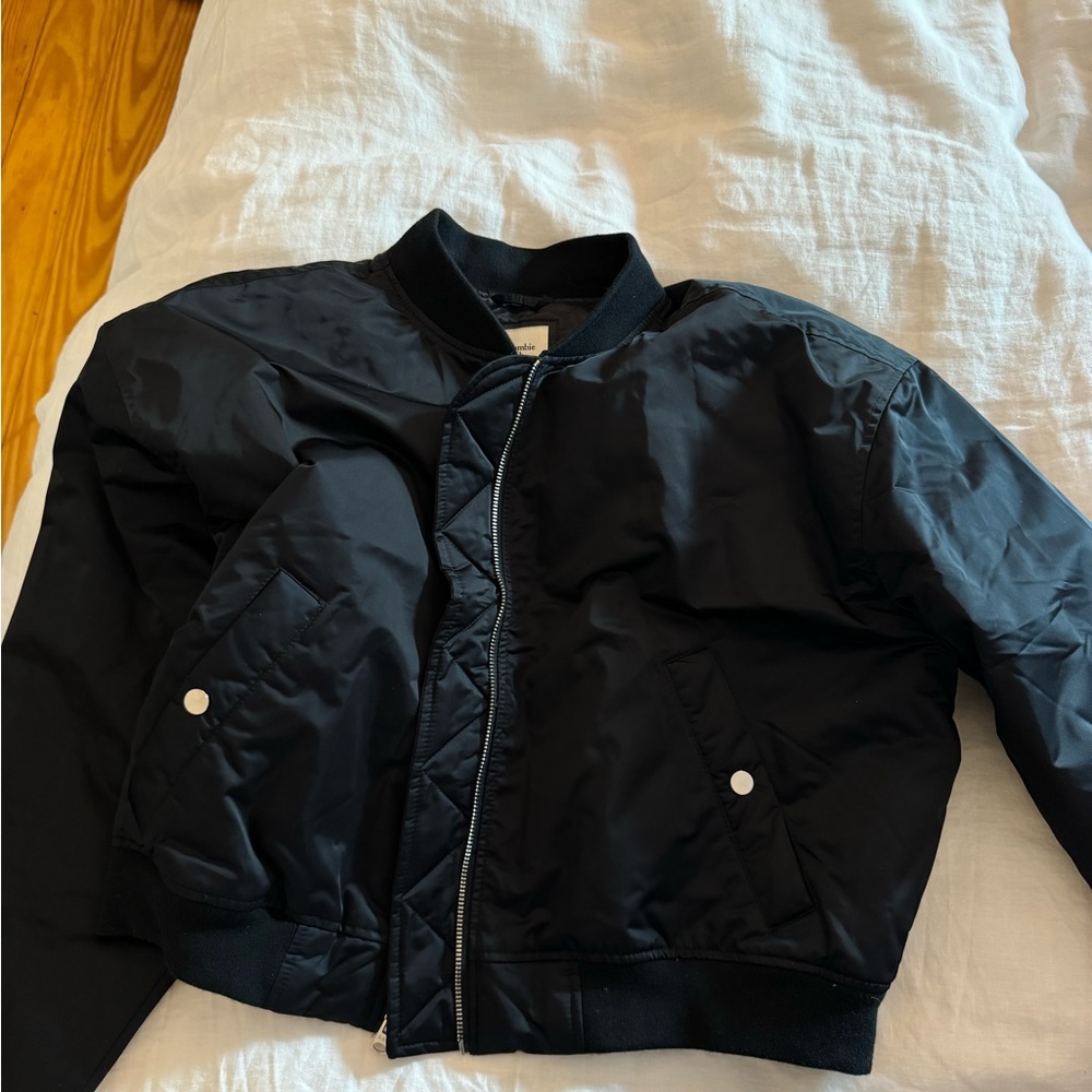 Black Bomber Jacket